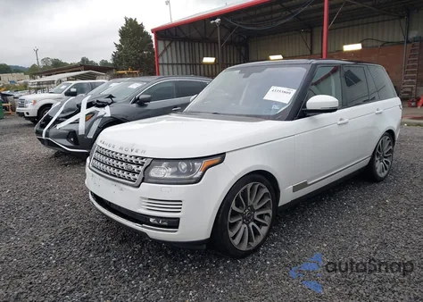 2016 Land Rover Range Rover 5.0L V8 Supercharged z USA, uszkodzony, nr VIN SALGS2EFXGA276636
